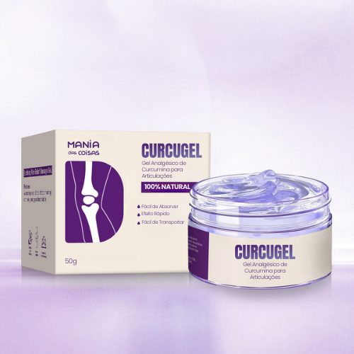 CURCUGEL - Gel Analgésico de Curcumina para Articulações
