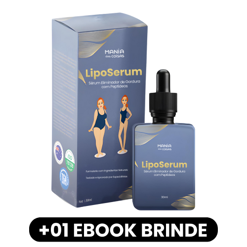 LipoSerum - Sérum Eliminador de Gordura com Peptídeos