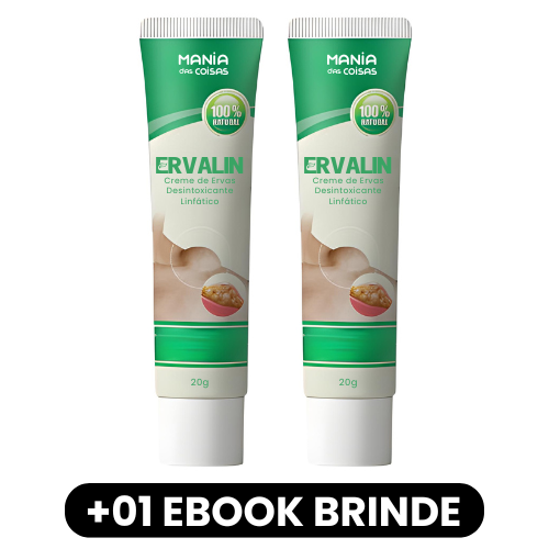 ERVALIN - Creme de Ervas Desintoxicante Linfático