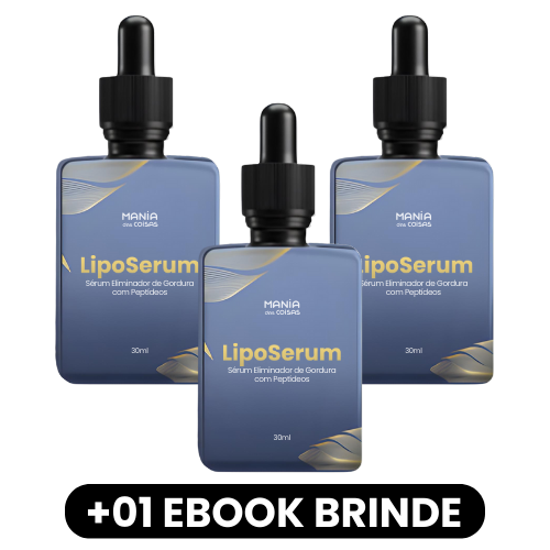 LipoSerum - Sérum Eliminador de Gordura com Peptídeos