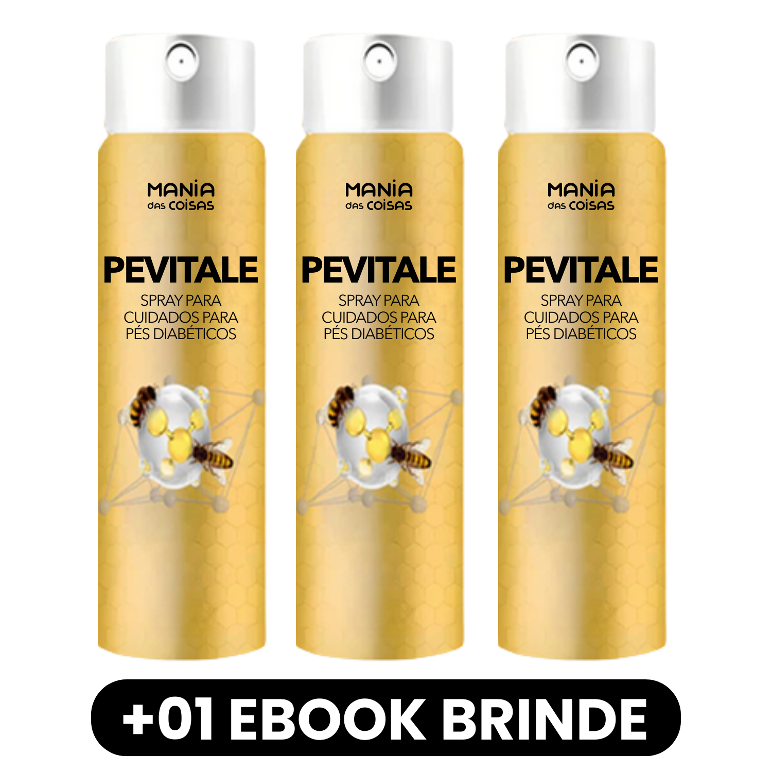 PEVITALE - Spray para Cuidados para Pés Diabéticos
