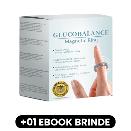 GlucoBalance - Anel Magnético - Mania das CoisasGlucoBalance - Anel MagnéticoMania das Coisas